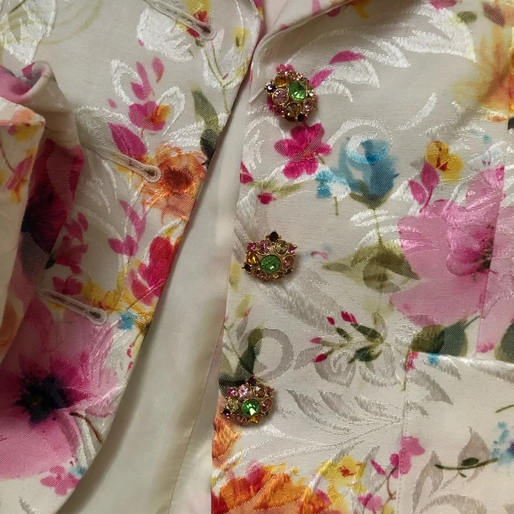 Vintage Floral Blazer - Picture 3 of 5